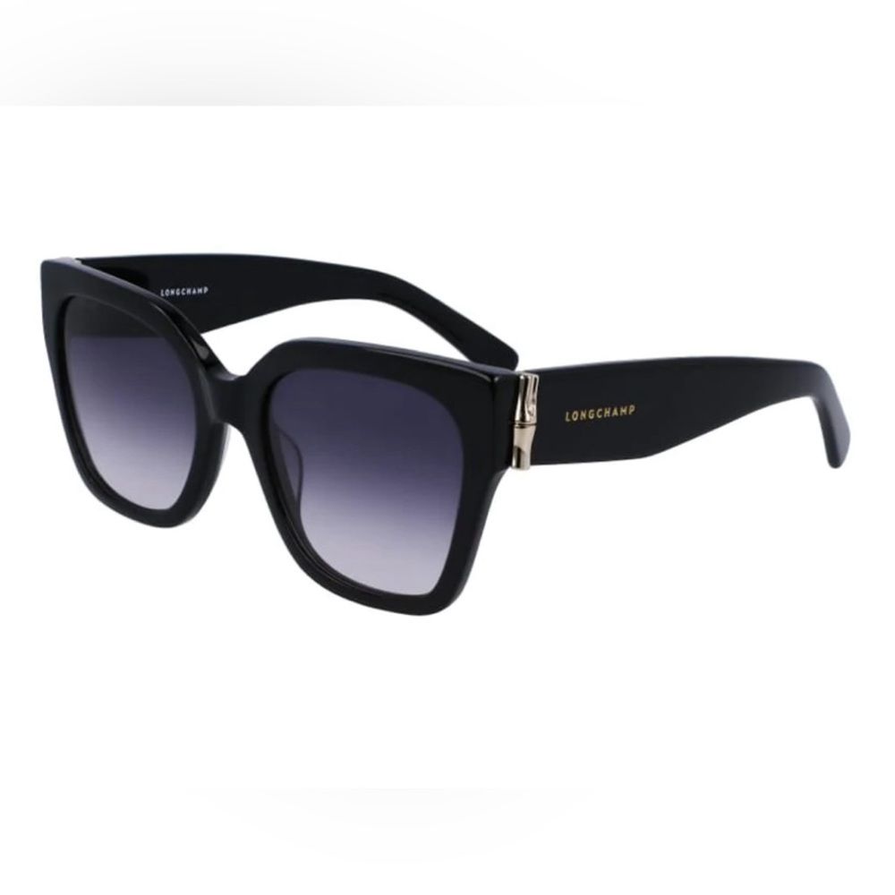 LONGCHAMP Black Gradient Fade Cat Eye Sunglasses NWT